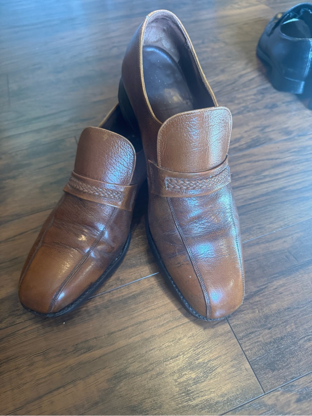 Vintage Florsheim Imperial leather loafers